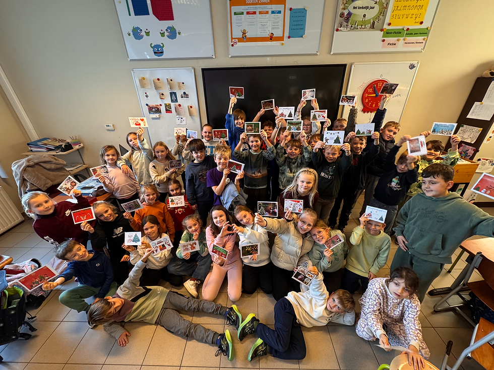 L3 en L4: Kerstkaartjes maken op canva