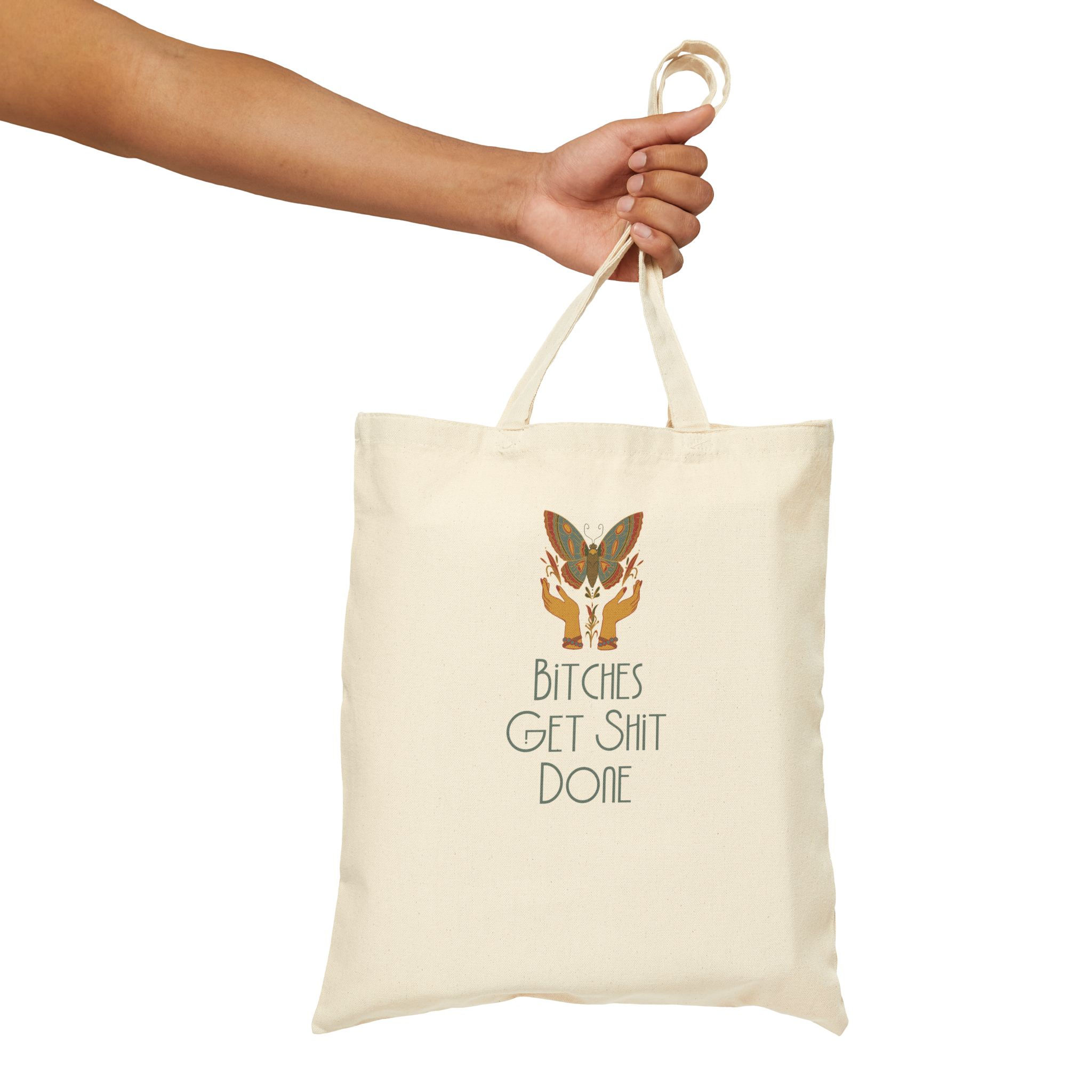 BGSD Moth - Cotton Canvas Tote Bag
