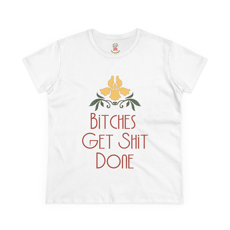 Thumbnail: BGSD Flower C - Women's Midweight Cotton Tee