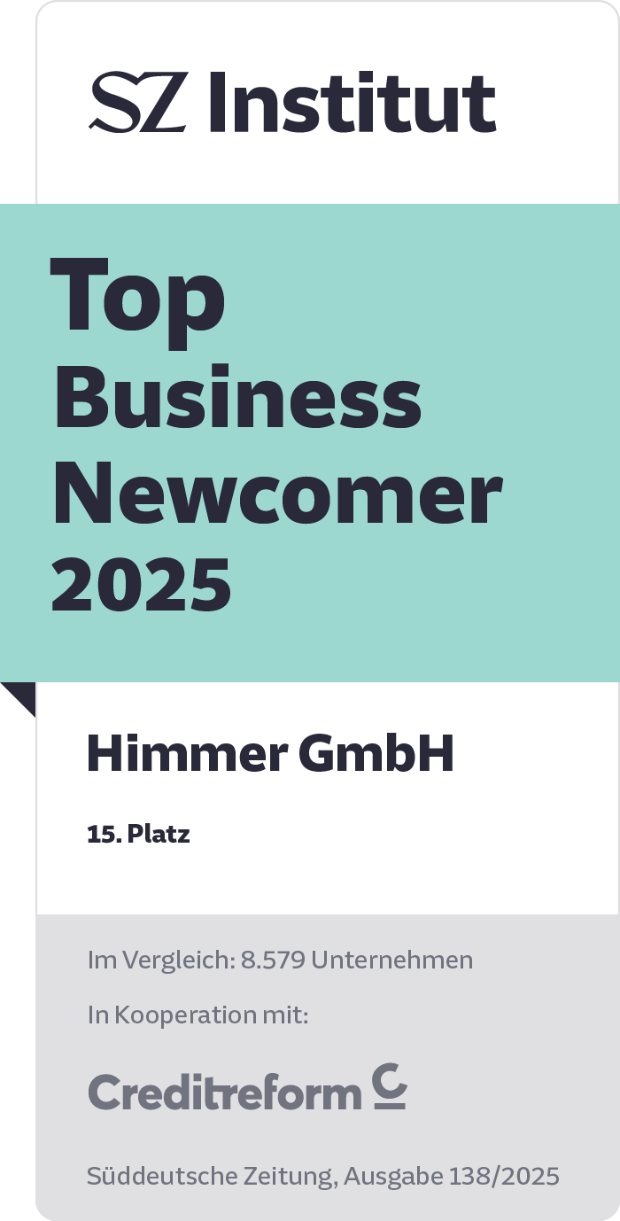 Auszeichnung Top Business Newcommer 2025