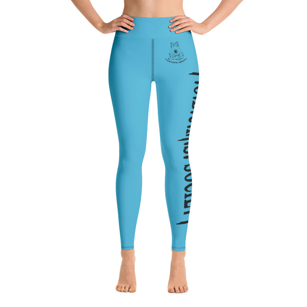 P.O.B.U.M.S. Thick-a-licious Yoga Leggings (Light Blue)