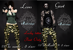 MALIcious_Lucky Letter-Pant camo
