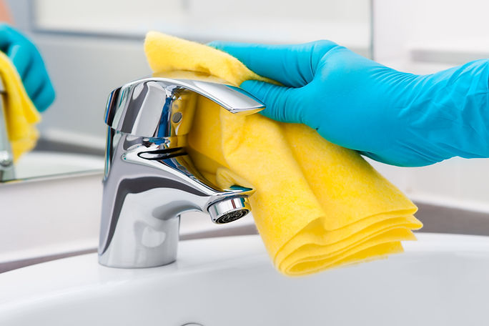 Cleaning Bathroom Faucet