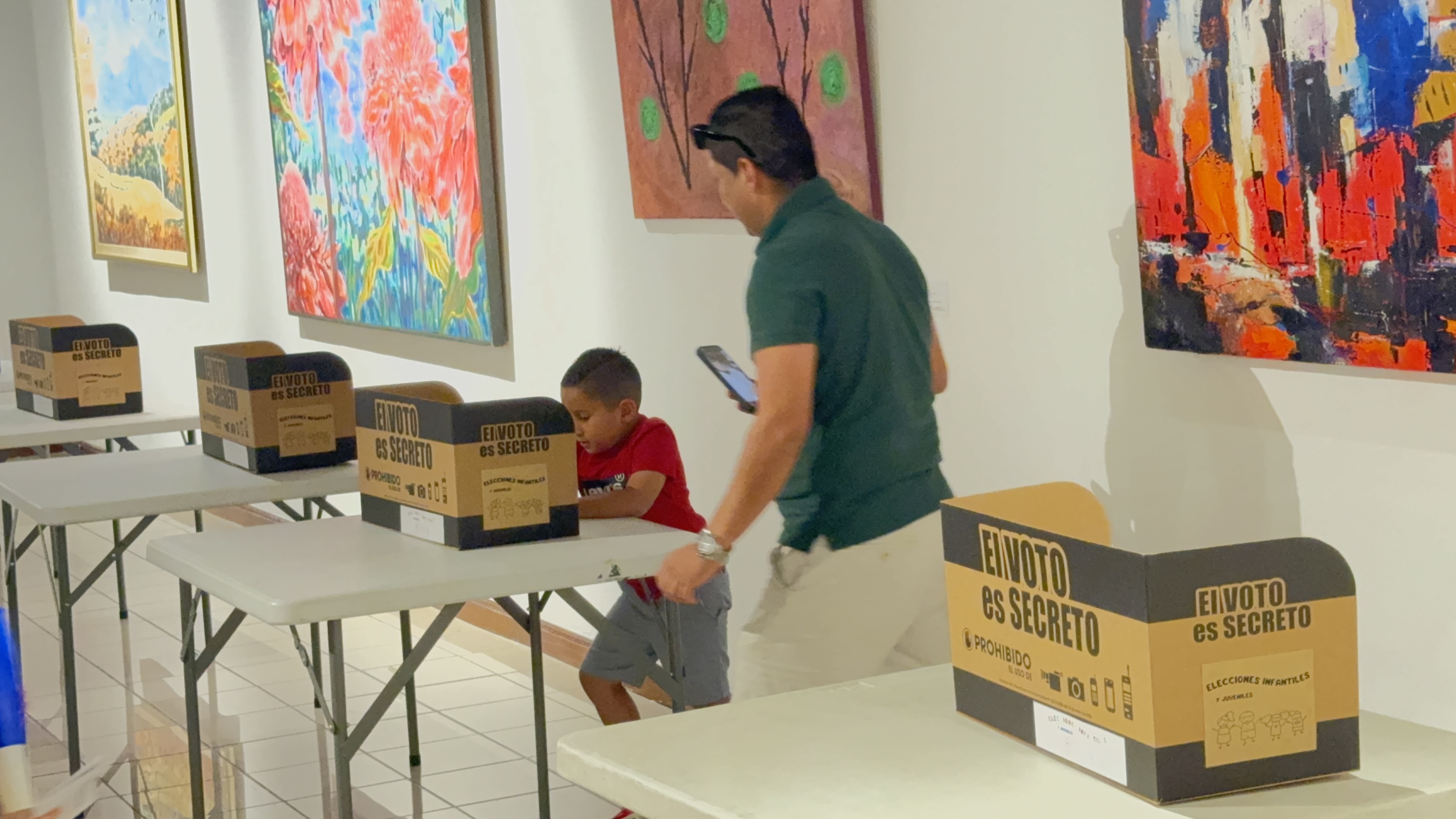 国立子ども博物館での投票