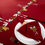 Thumbnail: Crimson Cheer Embroidered Table Cloth