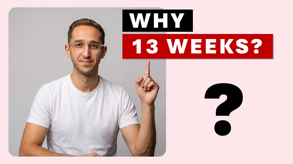 why 13 weeks cash flow forecast