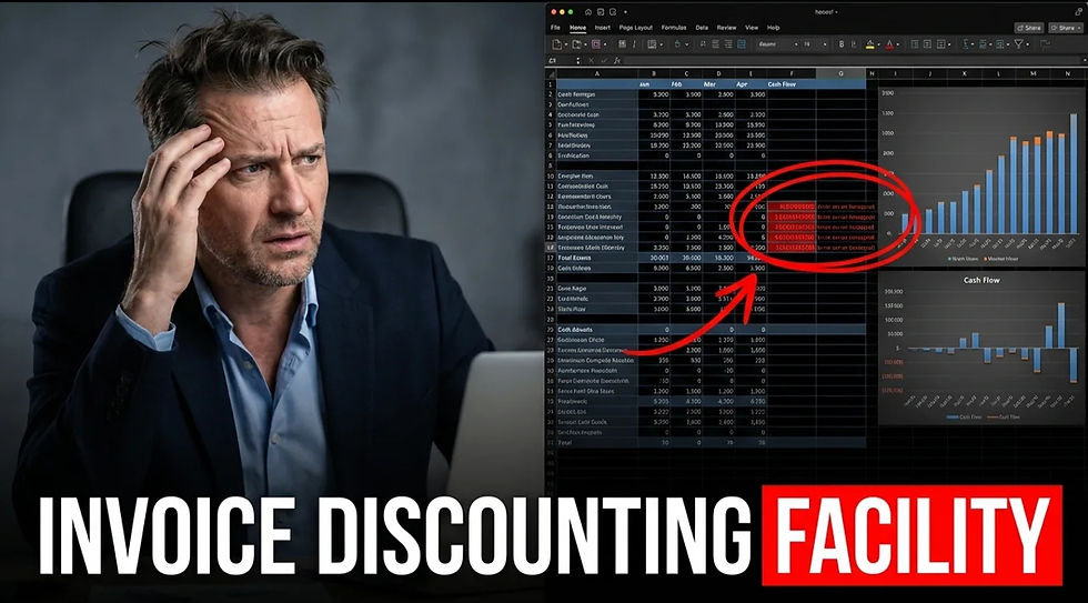 invoice discounting cash flow forecast