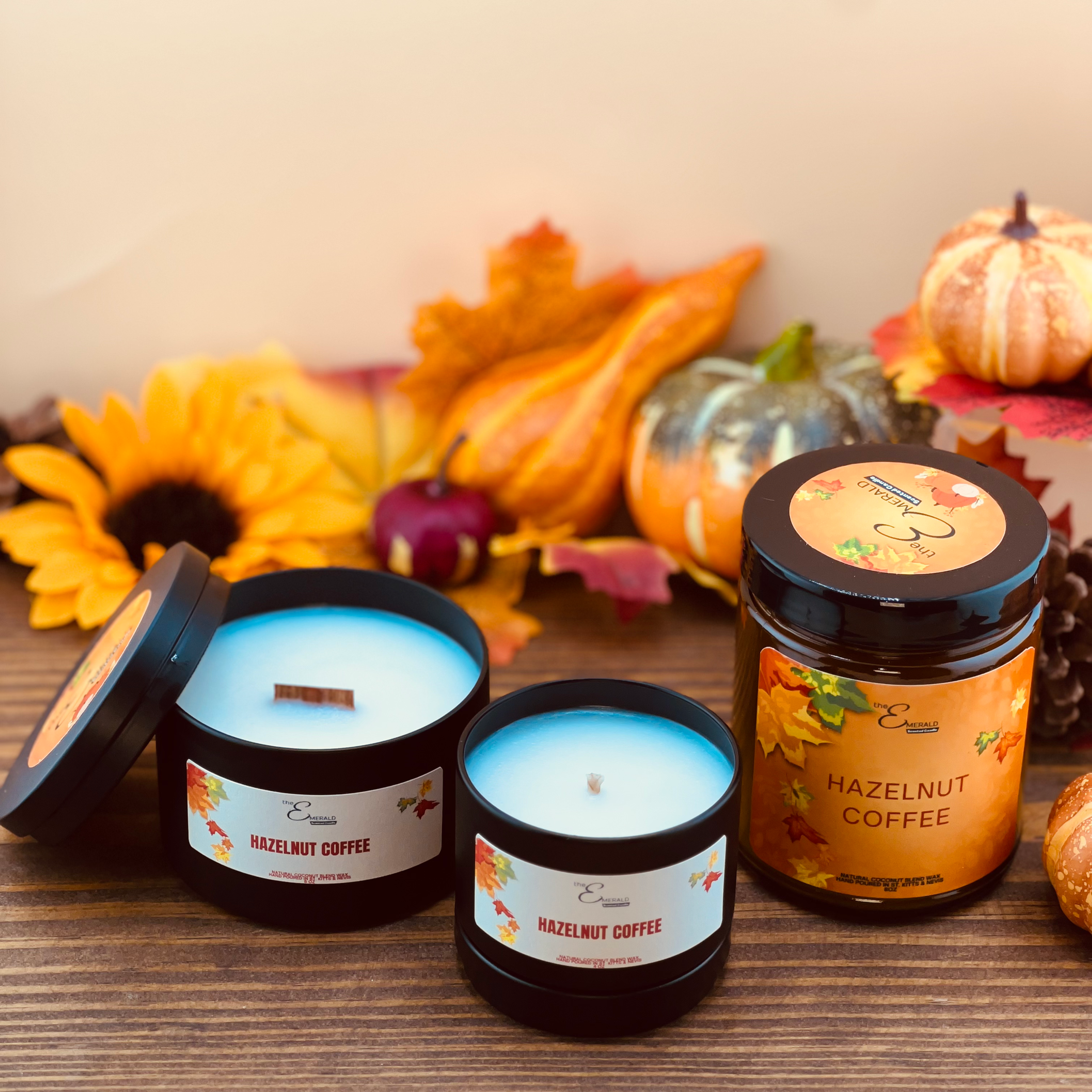 Hazelnut Coffee Scented Candle