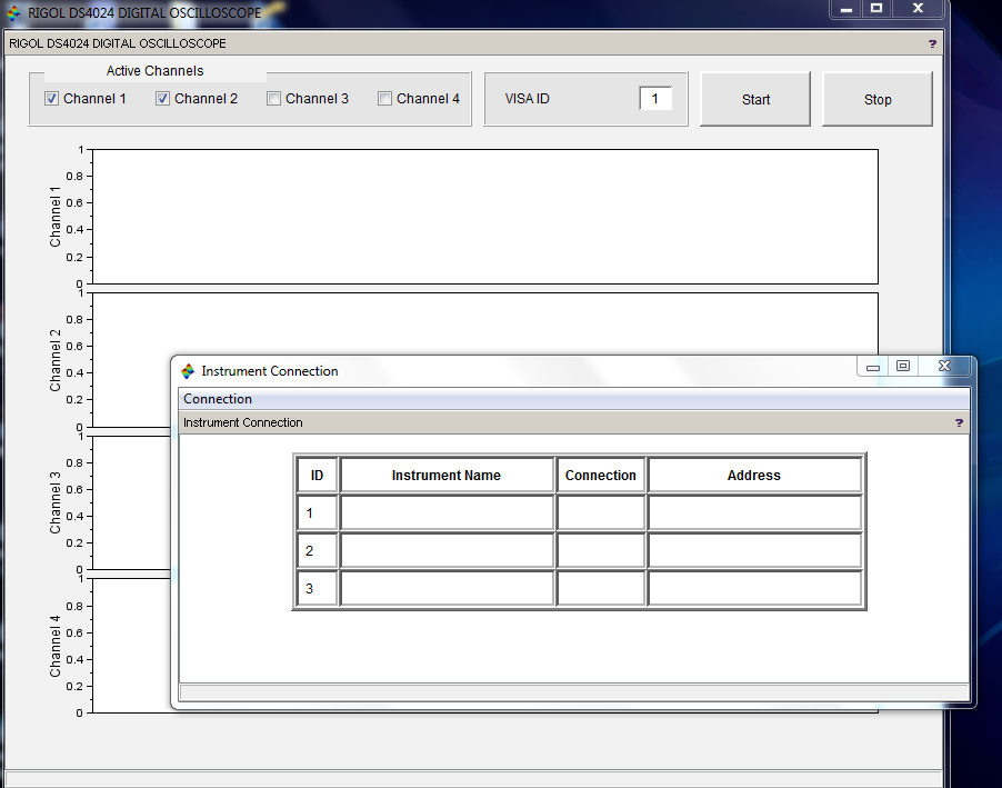 Connection GUI and Main GUI before connection
