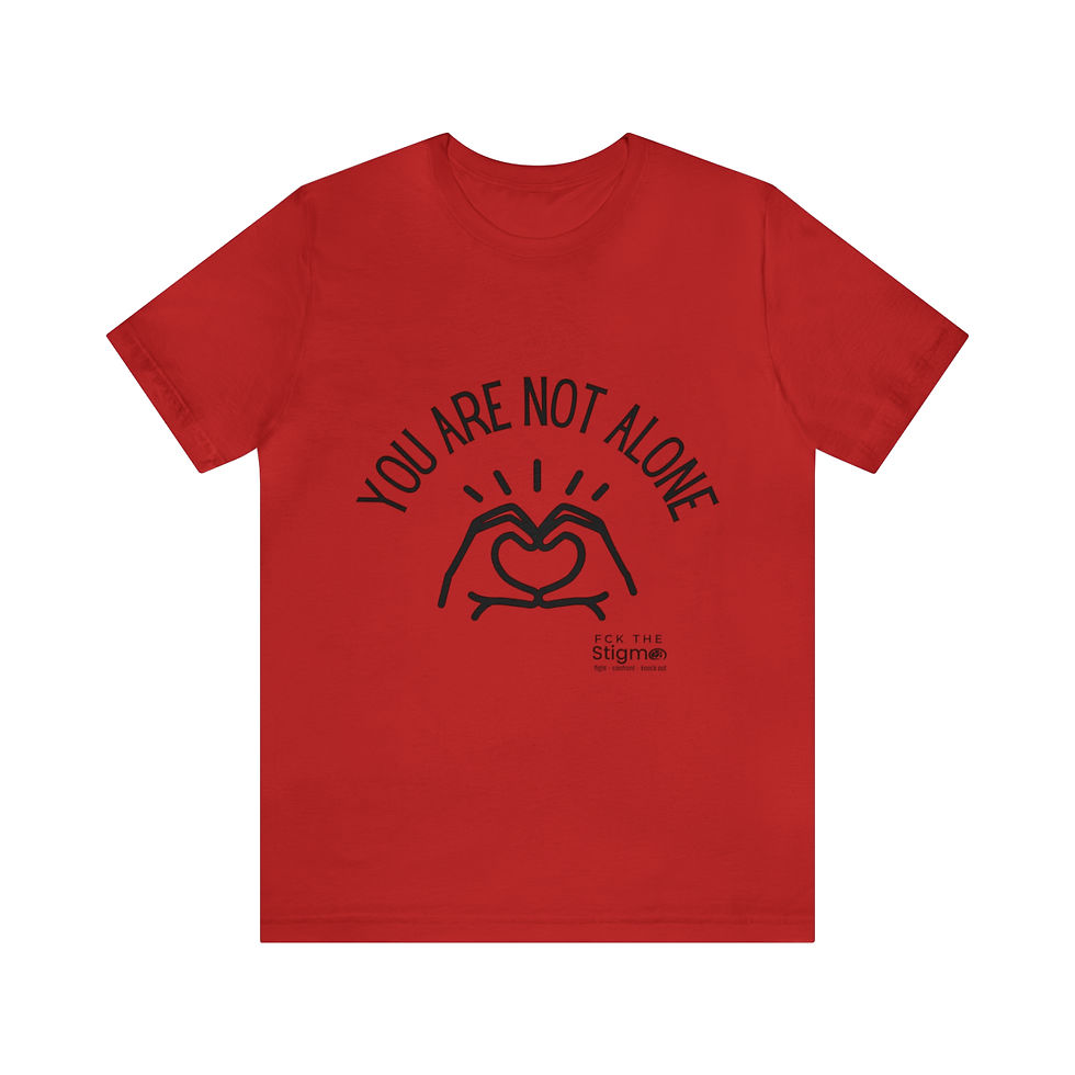 Thumbnail: “You Are Not Alone” Unisex Jersey Short Sleeve Tee