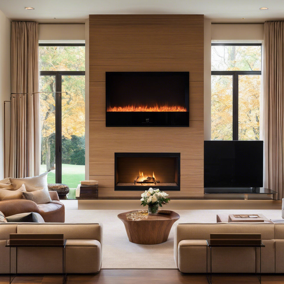 elegant living room with a fireplace and a large television.jpg