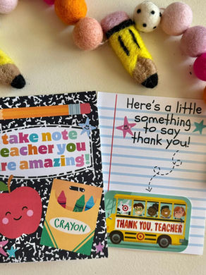 Free Teacher Giftcard Printable