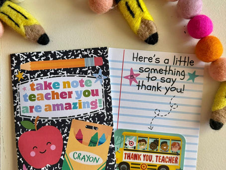 Free Teacher Giftcard Printable