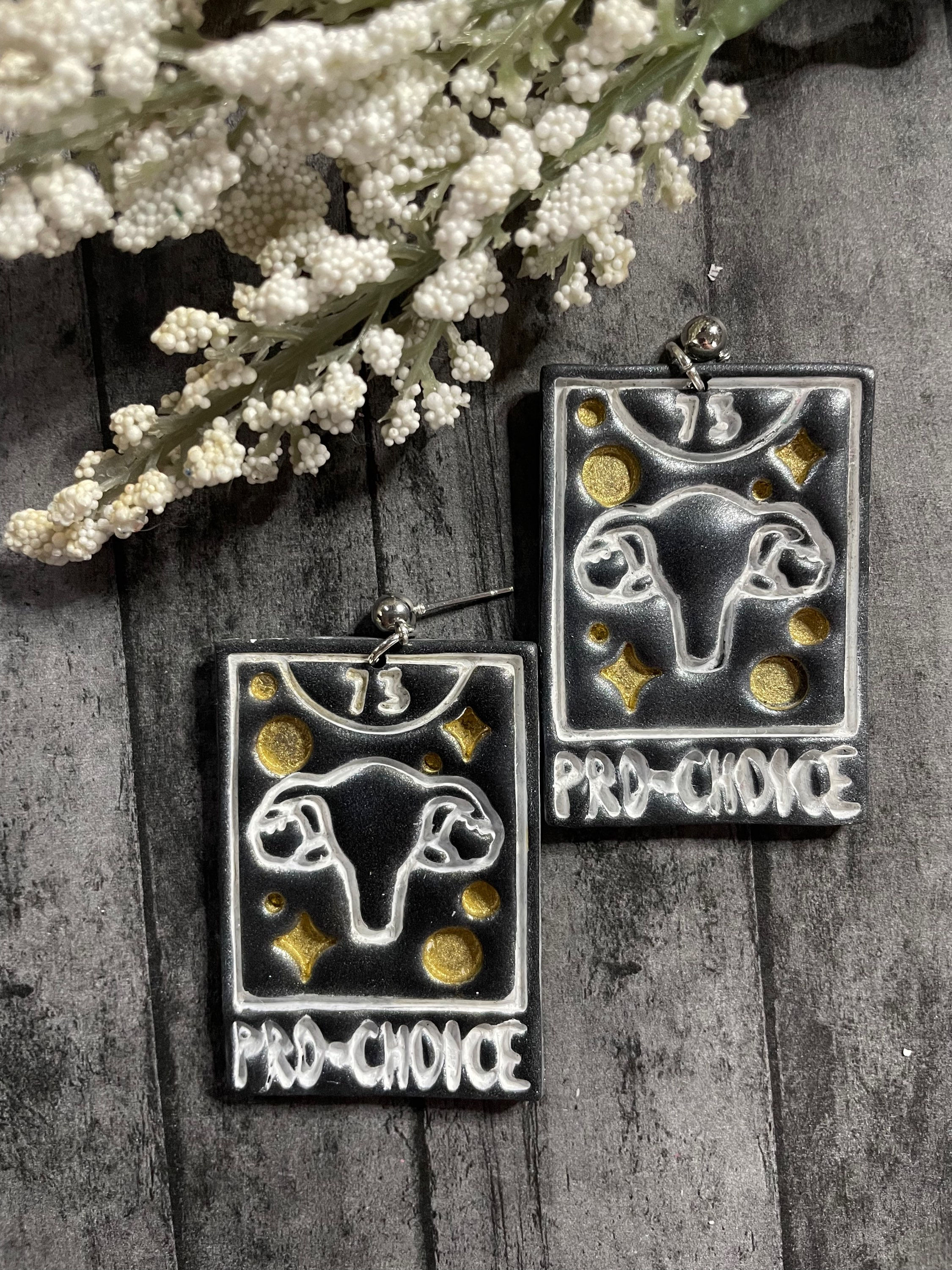 Pro Choice Tarot Dangles