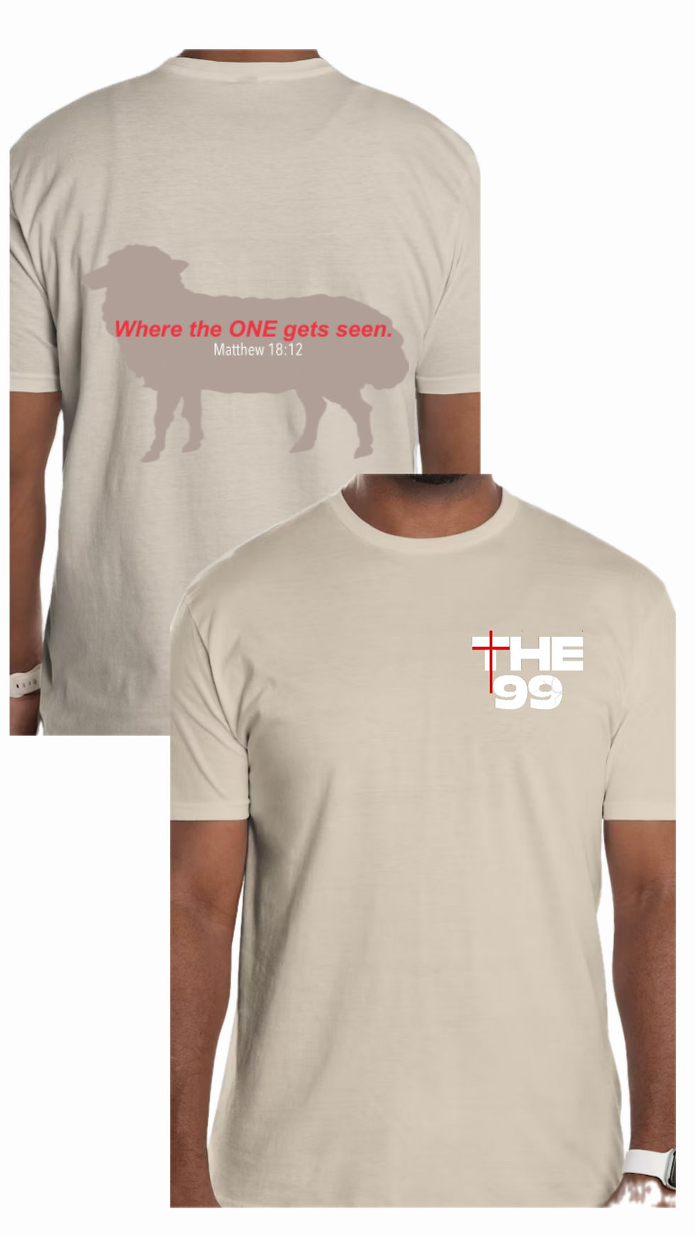 The 99 Merch Shirt-Tan