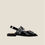 Thumbnail: GANNI BUCKLE BALLERINA PUMPS BLACK