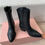 Thumbnail: MIU MIU COWBOY LEATHER BOOTS BLACK