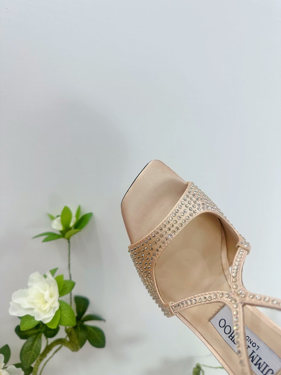 Thumbnail: JIMMY CHOO AZIA SANDALS HONEY GOLD