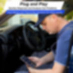Thumbnail: Mini Blue ELM 327 OBD II Vehicle Diagnostic Scanner