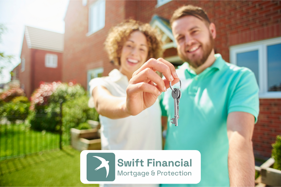 a first time buyer getting the keys to their first property