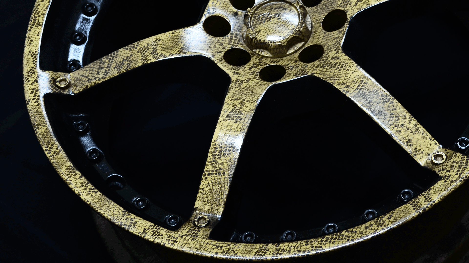 Snakeskin Wheels Hydro Dipped