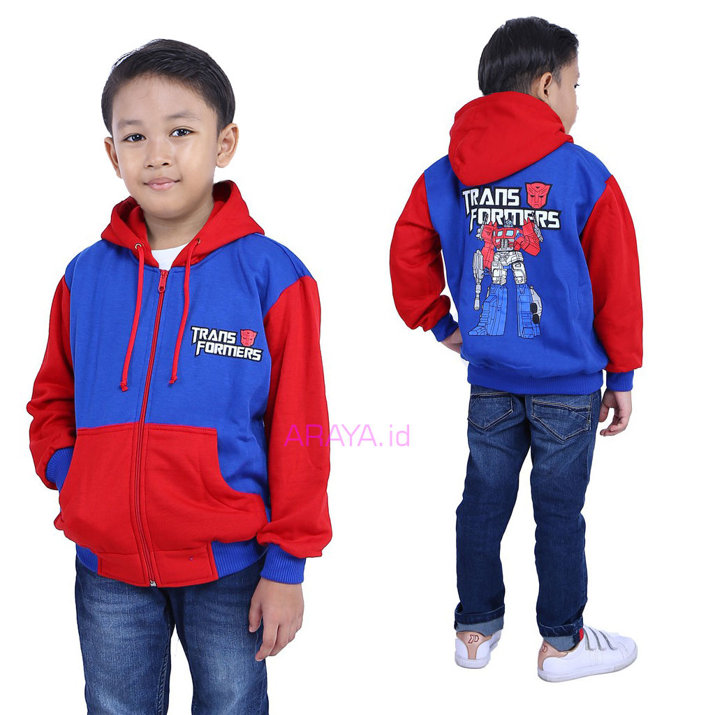 JAKET HOODIE ZIPPER TRANSFORMERS