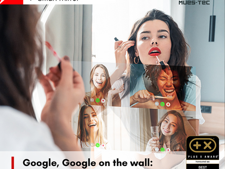 Google, Google on the wall: What am I wearing tonight? 🧐 Mues-Tec Smart Mirror in STERN Magazine!⭐️