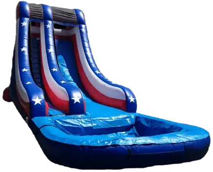 20' Tall All American Water Slide Rental
$345.00
Unit Dimensions:
Length: 36'
Width: 11'
Hight: 20'