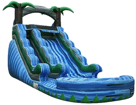 15' Tall Tropical Pool Water Slide Rental
$295.00
Unit Dimensions:
Length: 33'
Width: 14'
Hight: 15'