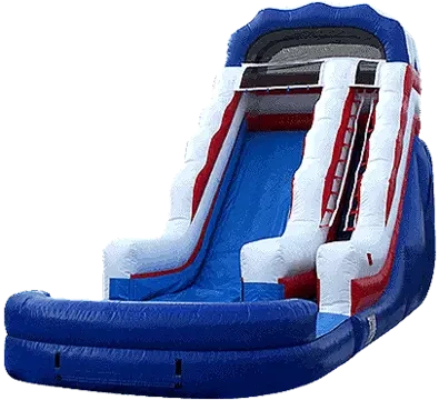 20' Tall All American Water Slide Rentals in Orange County
$315.00
Unit Dimensions:
Length: 31'
Width: 11'
Hight: 20'