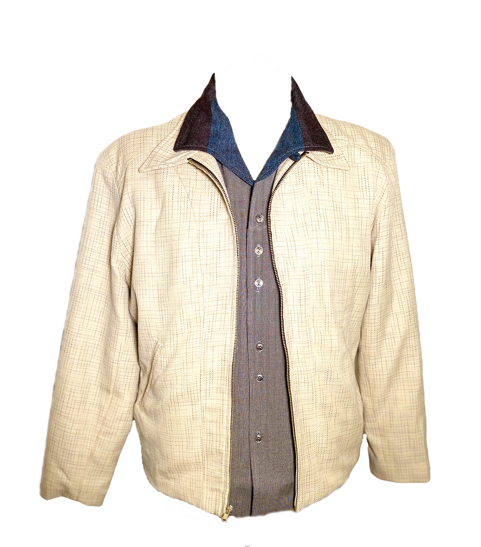 Hughes beltedback cream ivory Ricky Jacket S3X Swankys Vintage