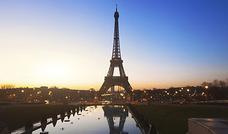 French and eiffel tower