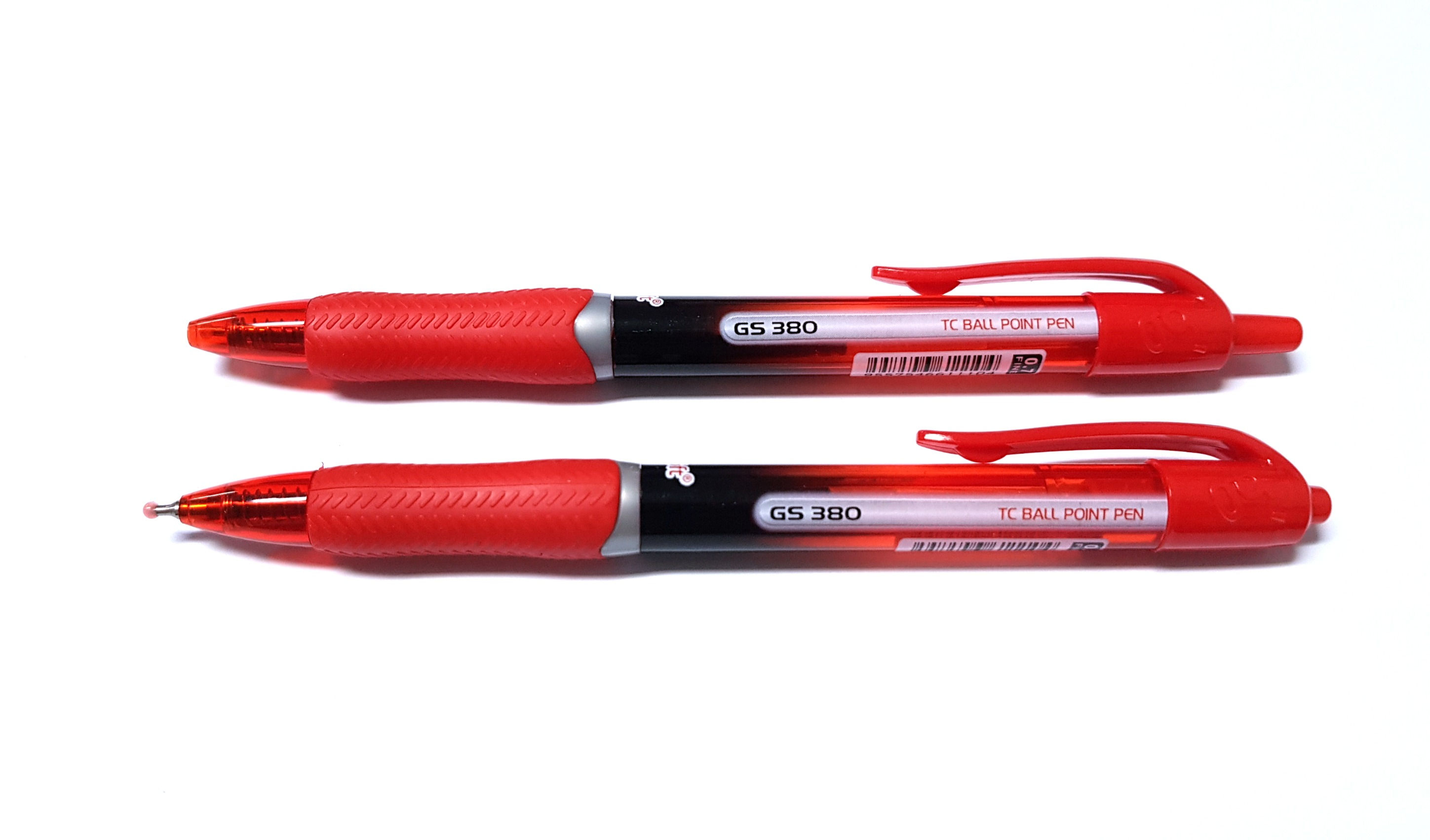 G'Soft GS-380 Retractable Ball Pen (0.7mm) - Red