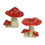 Thumbnail: Mushroom – Glitter 5cm – Red