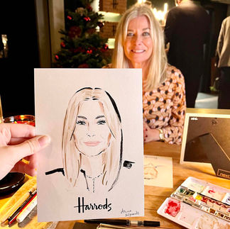 Live illustration portrait speedpainting