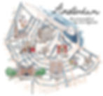 illustration map of Amsterdam