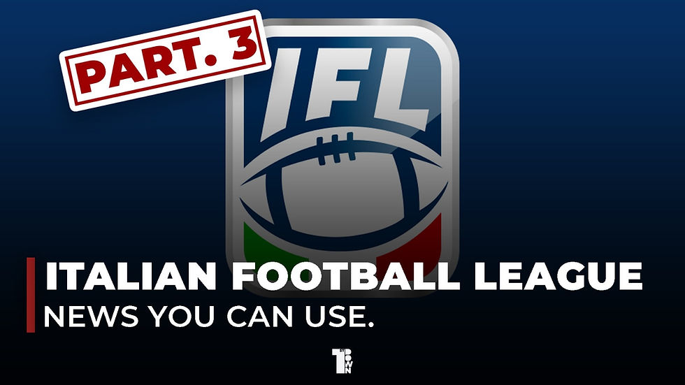 News You Can Use – IFL Edition #3