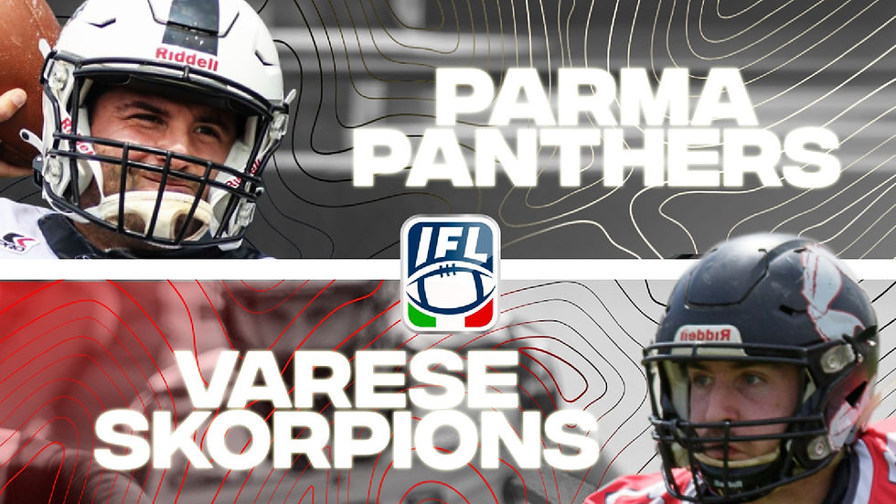 IFL Semifinal: Panthers Parma vs Varese Skorpions