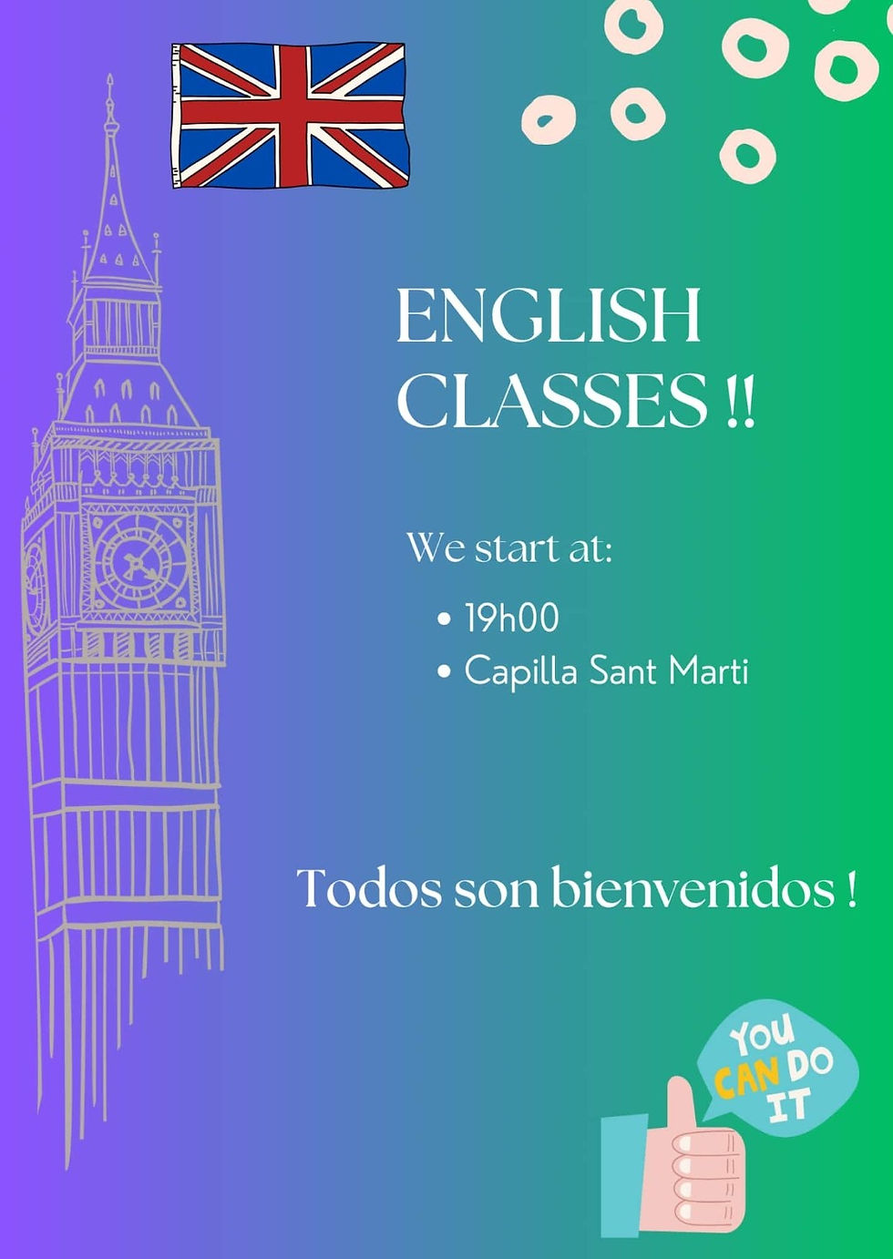 Clases de inglés