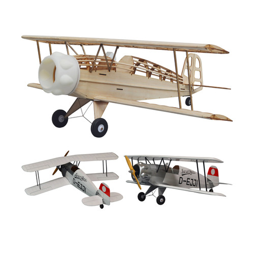 Bücker Bü133 Jungmeister Holzbausatz, 660 mm Spannweite, 1:10