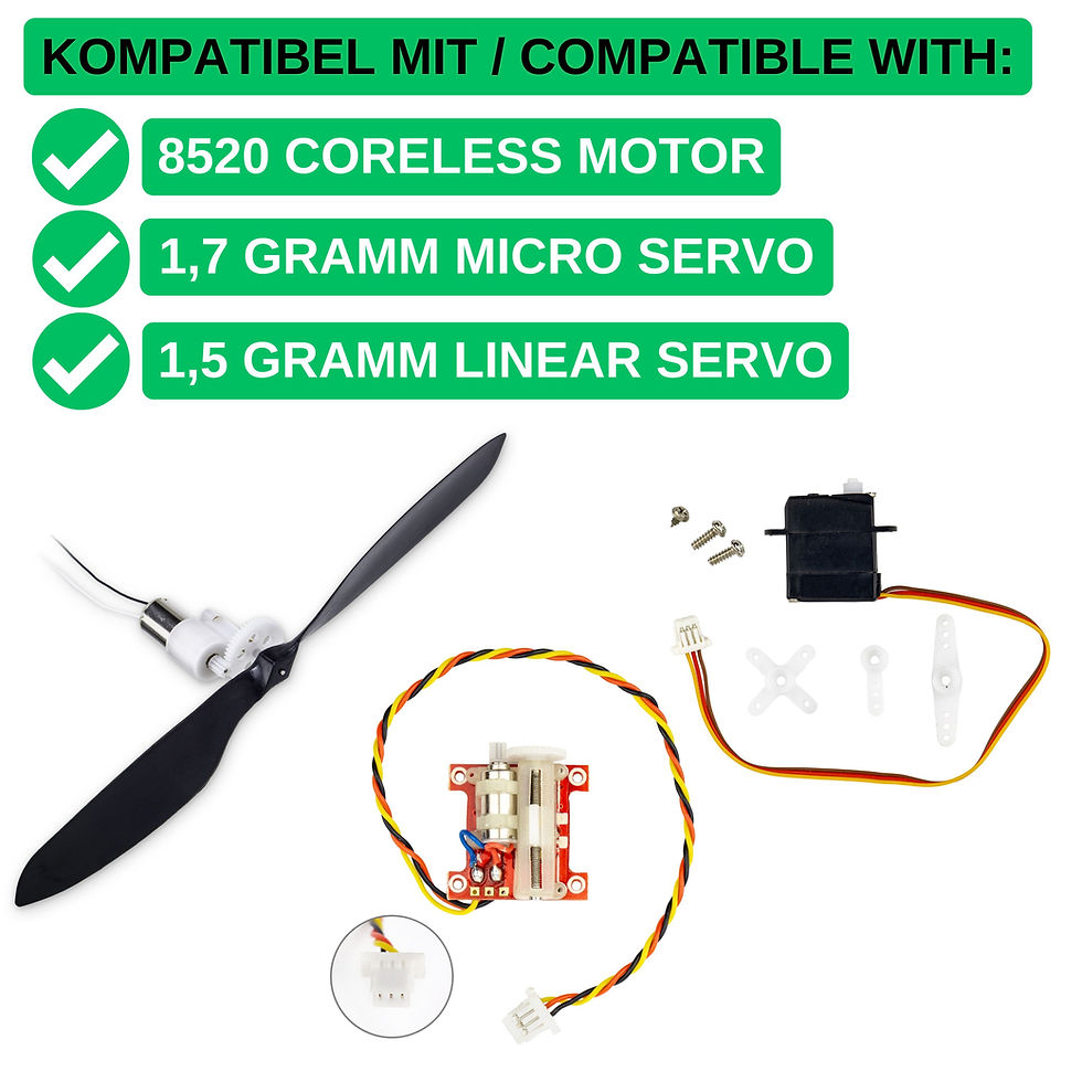 Miniatura: Micro Ma-RX42 Empfänger 4-Kanäle, Mini Empfänger Slow Flyer, 0,9g Receiver Slowflyer, 4 Kanal Receiver Slow Flyer Modellflugz