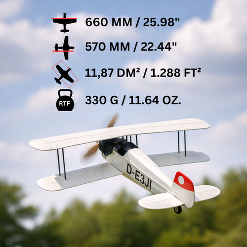 Bücker Bü133 Jungmeister wooden kit, 660 mm wingspan, 1:10 scale