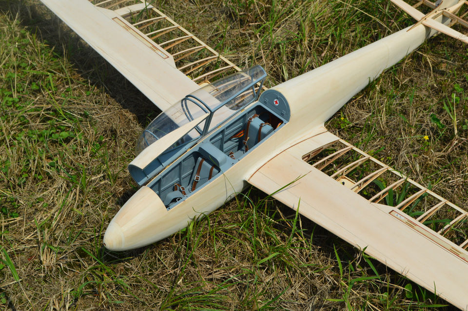 musger tony ray, musger mg 19b wooden kit, musger model kit, musger glider model, musger mg-19b aircraft model