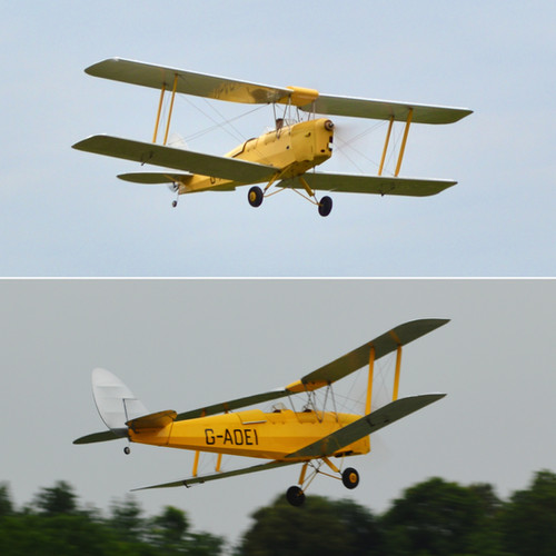 DH.82 Tiger Moth Modellflugzeug Bausatz - 1:12, 750 Mm Spannweite - Lasercut Holz Zum Selberbauen