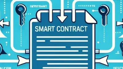 Diagram of the many routes within a smart contract