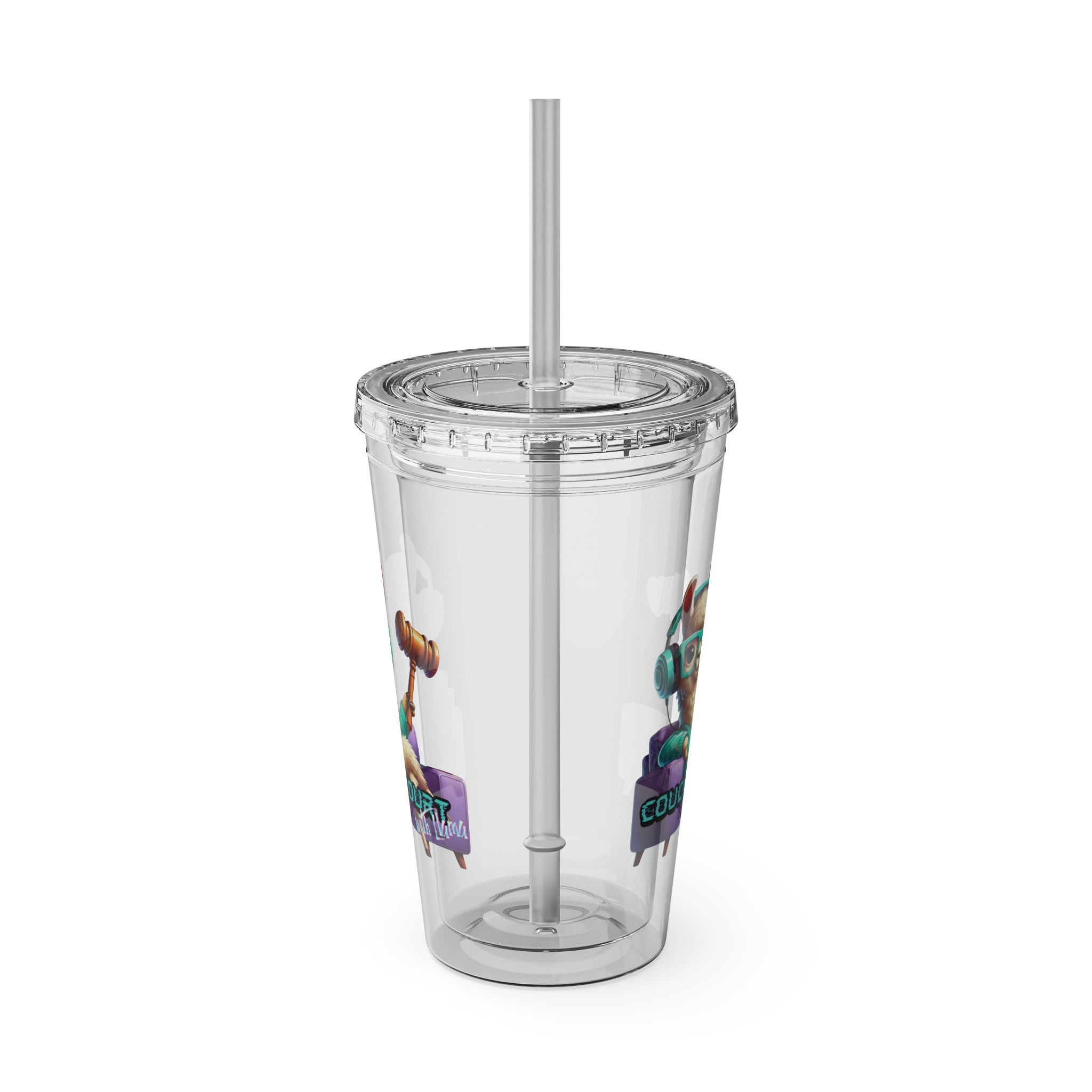 Couch Court Llama Tumbler (16 ounces)