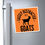 Thumbnail: Easily Distracted by Goats Magnets (Light Orange)