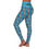 Thumbnail: Couch Court Llama High Waisted Yoga Leggings - Turquoise
