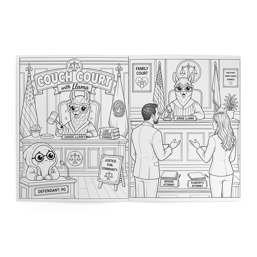 Thumbnail: Couch Court 1 year Anniversary Coloring Book