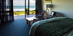 Koru Room overlooking the Tasman Sea on the West Coast